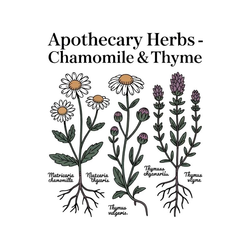 Chamomile & Thyme Medicinal Plants
