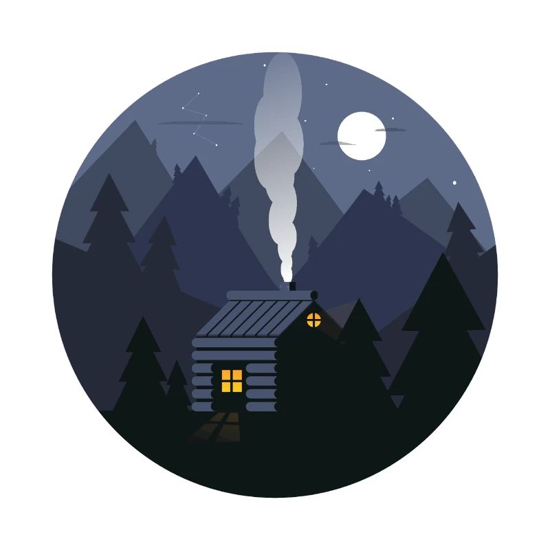 Cabane Nightfall à Pines