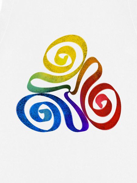 Regenbogen Dreieck Spirale