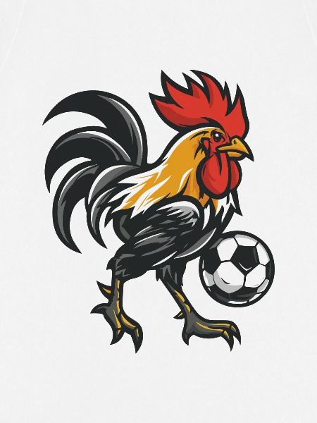 Kickerhahn Maskottchen