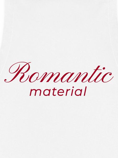 Typografie-Design Romantic Material