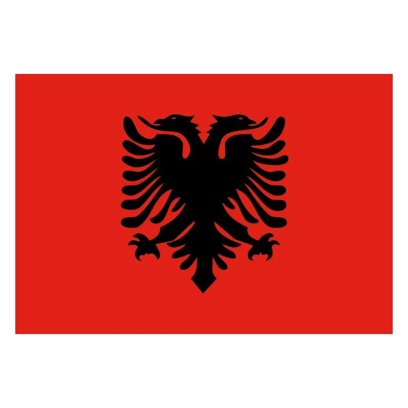 Conception du drapeau de l’aigle albanais