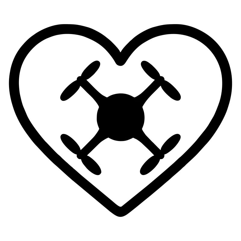 Heart Drone Quadcopter