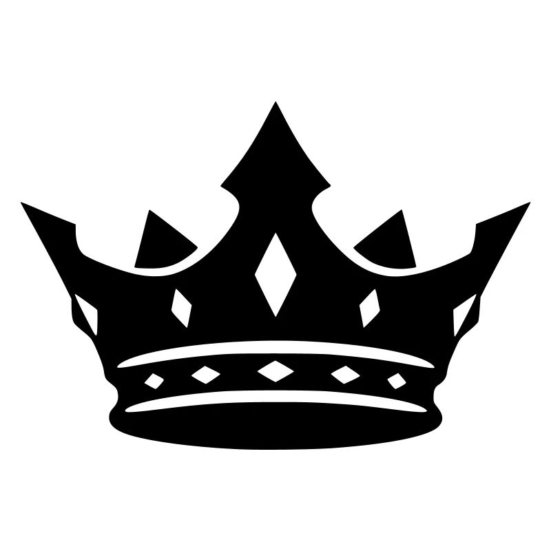 Crown Silhouette Black Cool Vector
