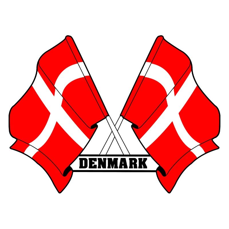 DANEMARK – Drapeaux croisés