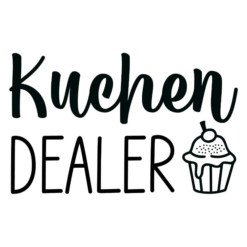 Kuchen Cupcake Script Logo