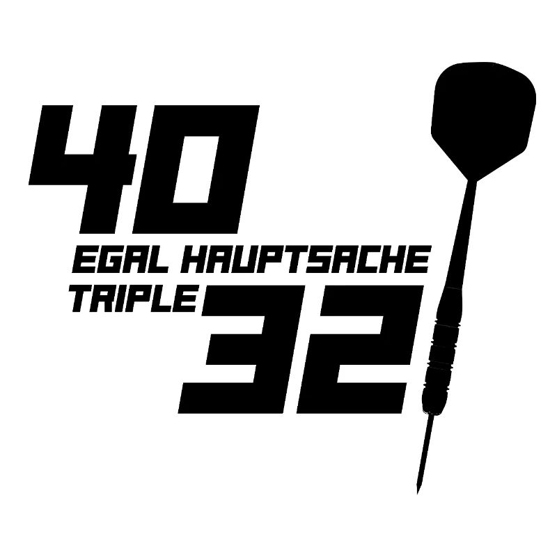Fléchettes, fléchettes, Egal Hauptsache Triple