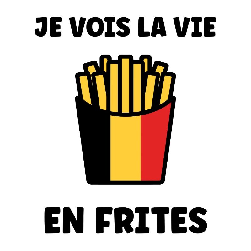 Frites Belges Drapeau Graphic