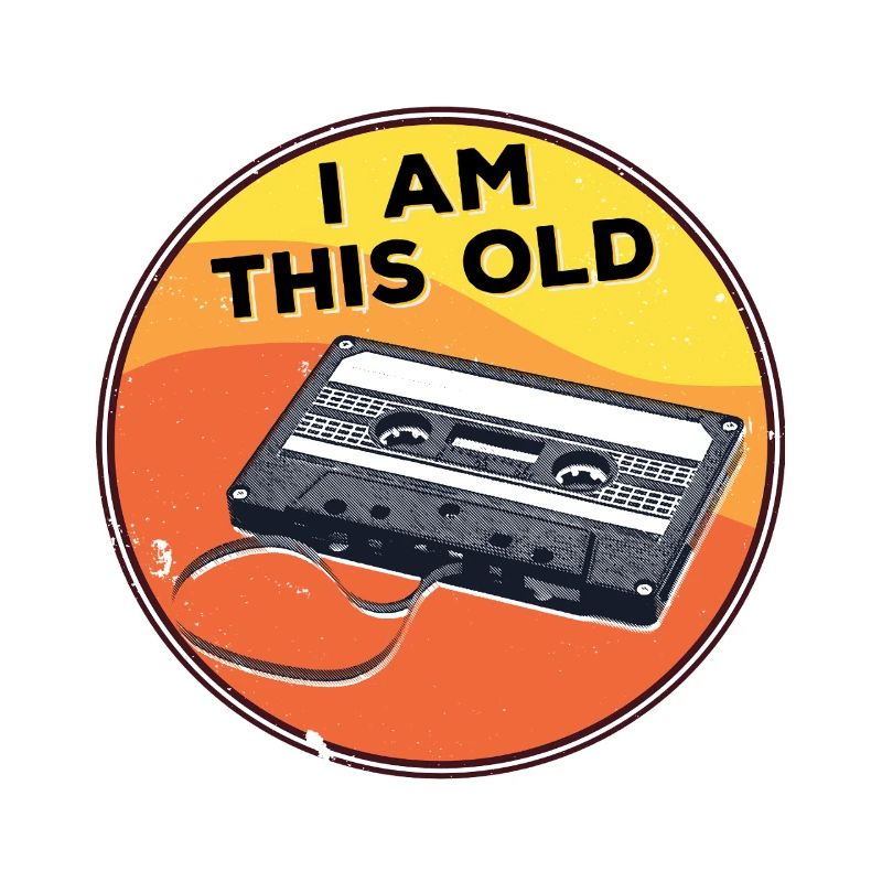 I am this old floppy disk 80s retro
