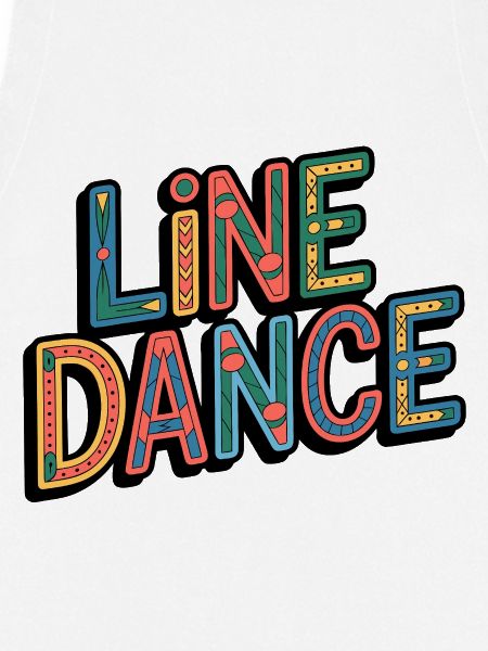 Line Dance Western Lettering