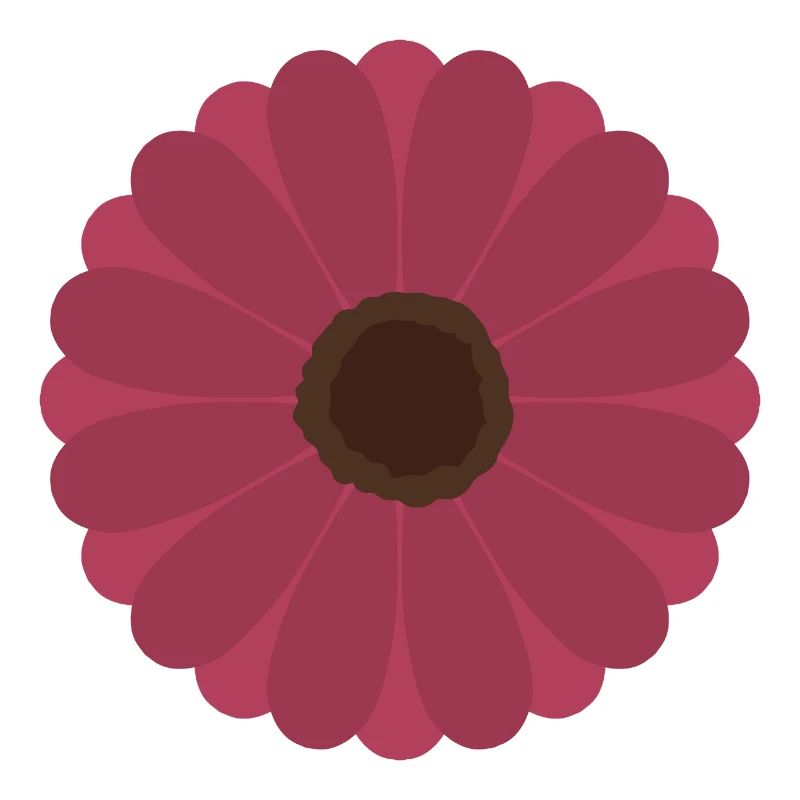 Pink Gerbera Bloom Pattern