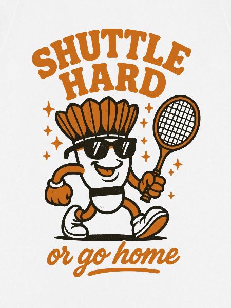 Shuttle Hard | Badminton Motivation Saying