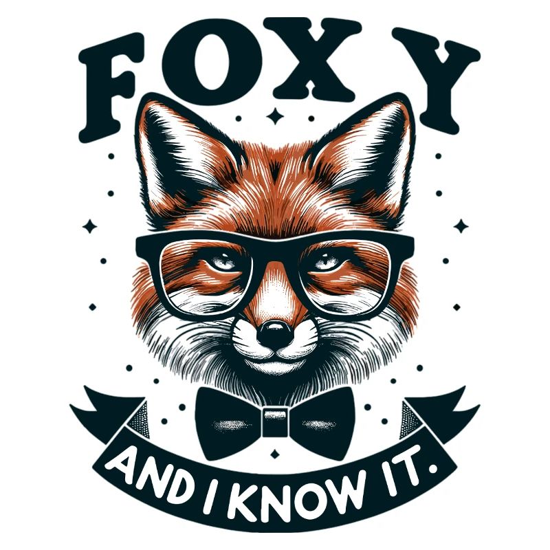 Foxy Nerd Glasses Bow Tie