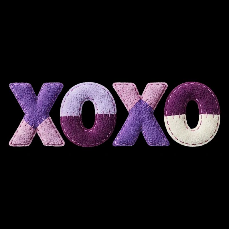 XOXO Patchwork Love Style Vintage Mignon