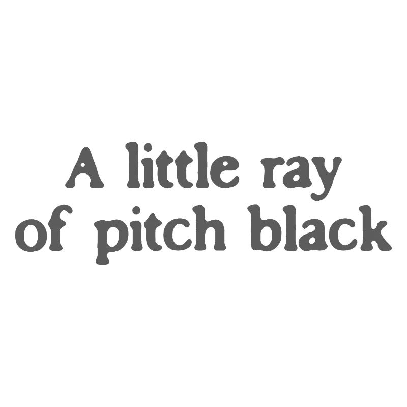 Une petite citation de Rayon de noir profond