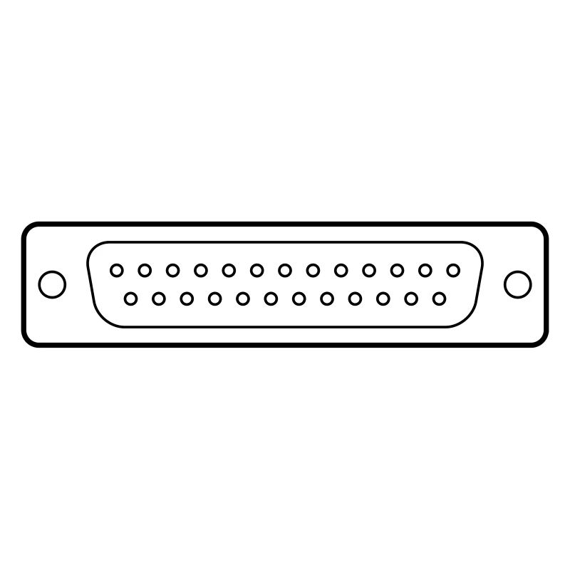 DB 25 Connector Parallel, Drucker