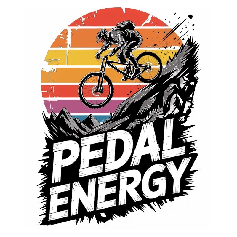 VTT, Descente, Action du cyclisme