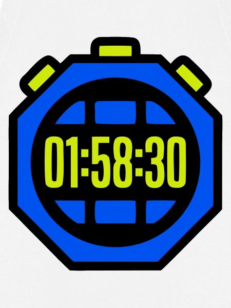 Stopwatch Best Time Half Marathon