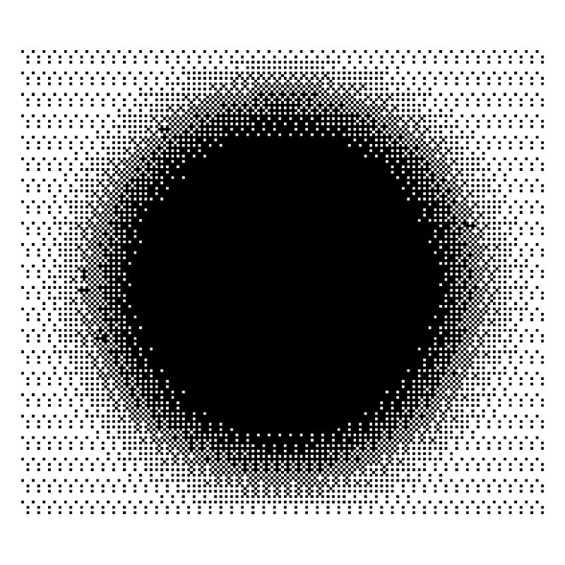 Design des points de soleil noirs