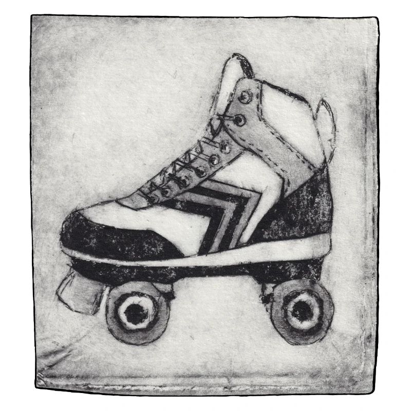 Roller Roller Retro - Sculpté à la main imprimable