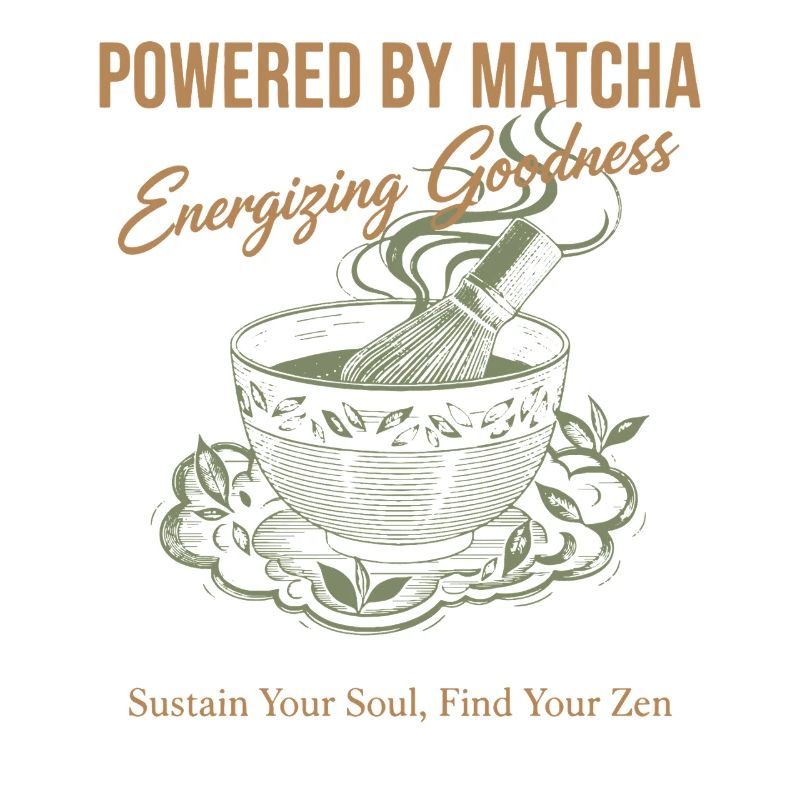 Powered By Matcha Energizing Goodness Zen Tea