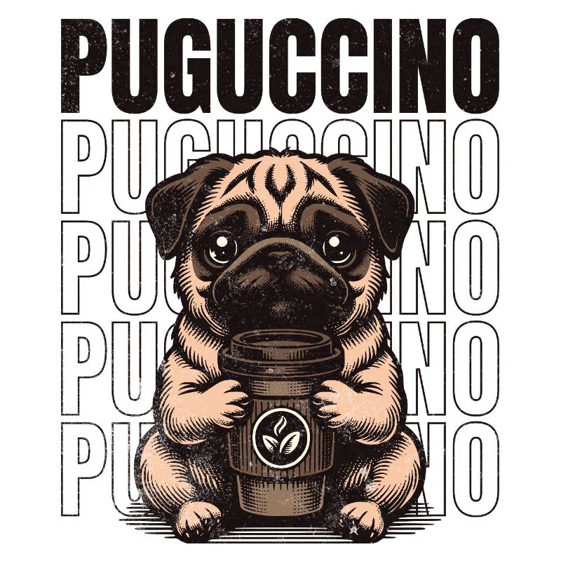 Puguccino Pug Kaffee & Coffee Vibes