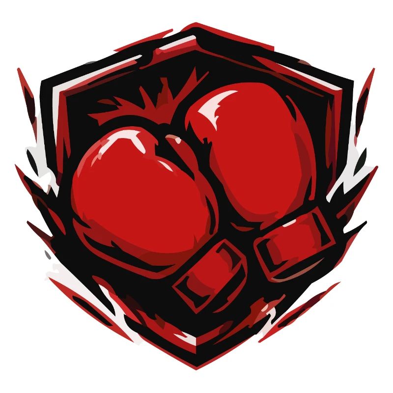 Boxen Boxhandschuhe Schild
