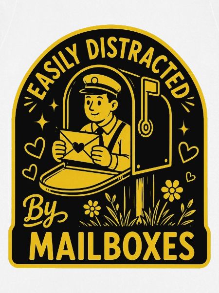Easily Distracted By Mailboxes Postbote Post