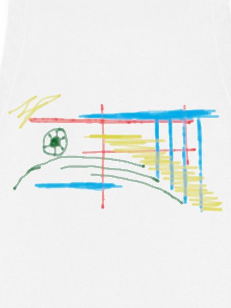 Bunte Linienlandschaft