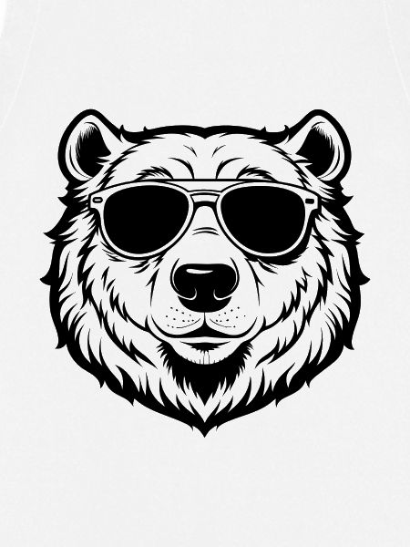 Cool Polar Bear with Sunglasses