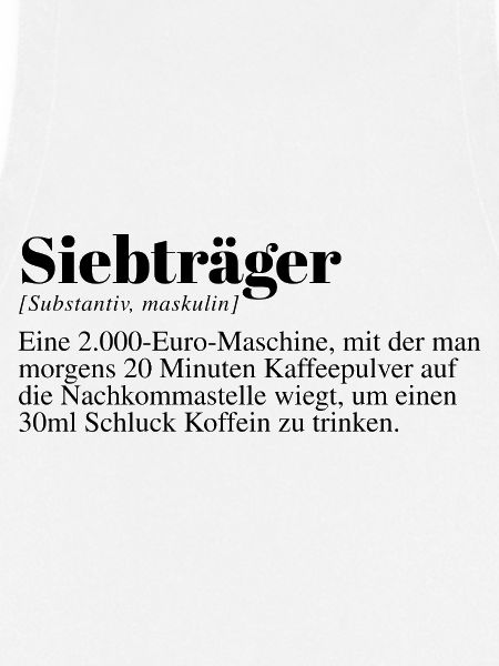 Siebträger Kaffee Spruch