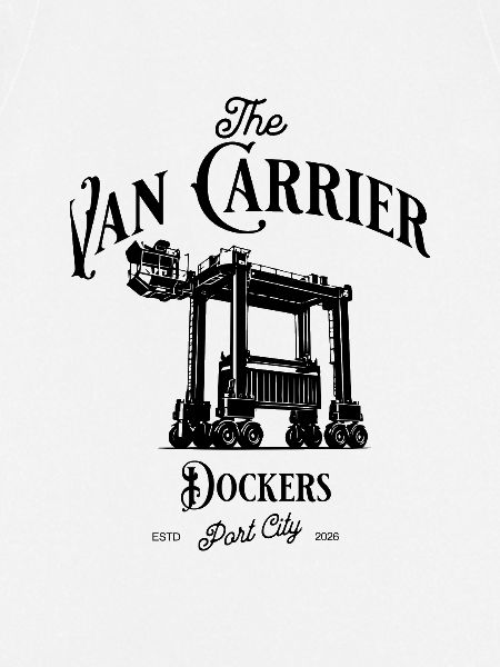 Van Carrier, Straddle Carrier Docker Design. 