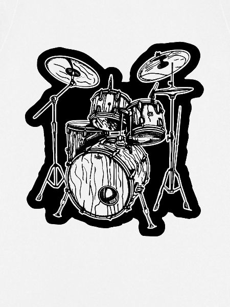 Drumkit Zeichnung
