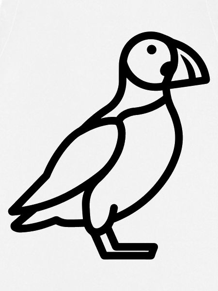 Papageitaucher-Seevogel