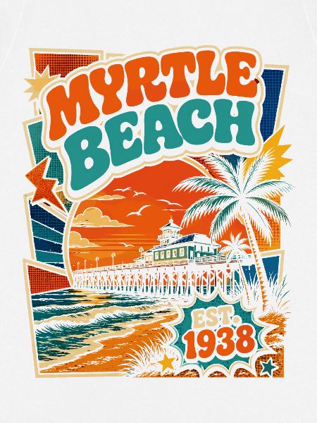 Myrtle Beach Retro Poster 1938