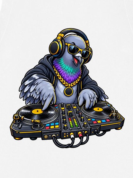 Taube als DJ