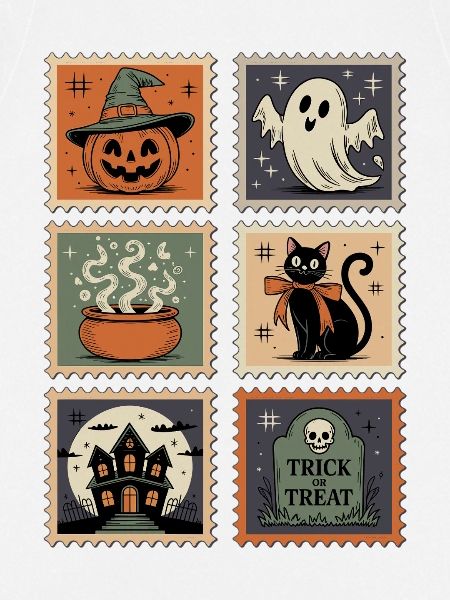 Halloween Briefmarken