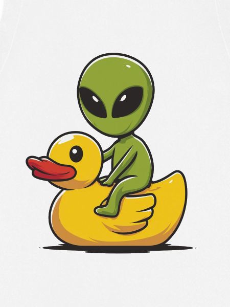 Alien auf Ducky