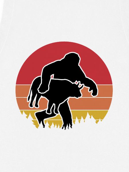 Sasquatch Stier Retro-Look