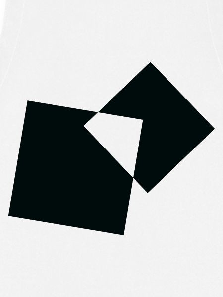 Geometrisch überlappende Quadrate