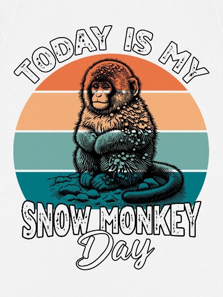 Schneeaffe Snow Monkey