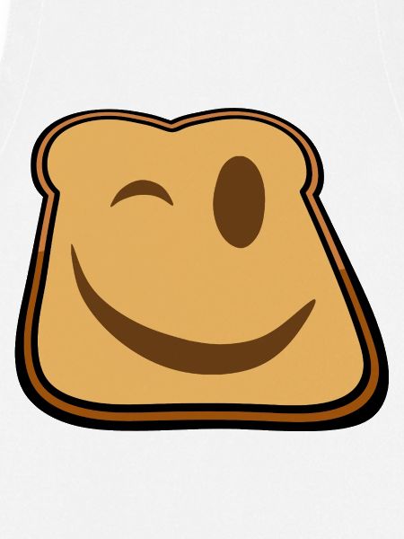 Winkender Toast Cartoon