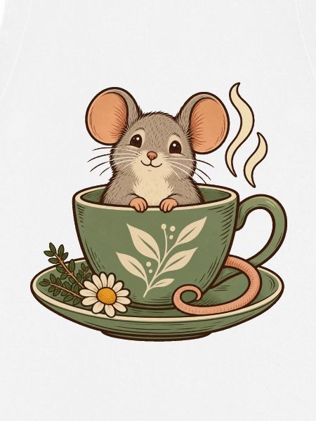 Maus in der Teetasse
