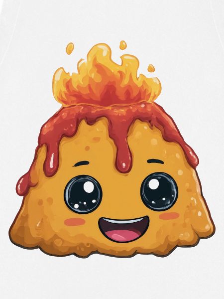 Kawaii Feuerpudding Vulkan