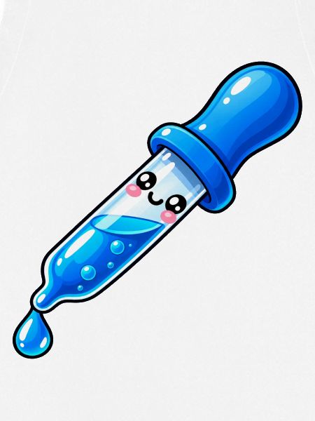 Kawaii Blauer Tropfendropper