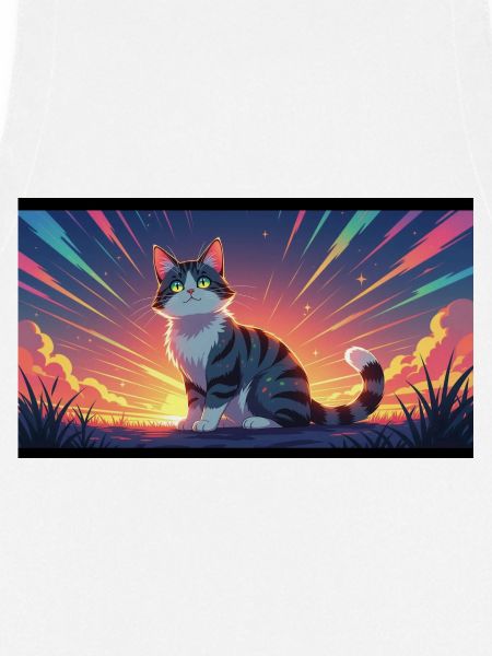 Katze im Abendlicht
