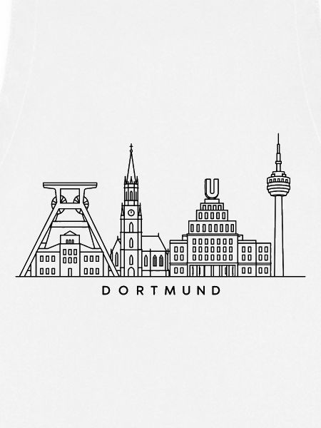 Dortmund Skyline – Line Art