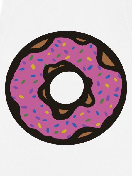 Pink Sprinkle Donut Pop Art