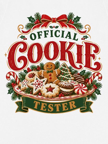Offizielles Kekstester-Weihnachtsbackdesign