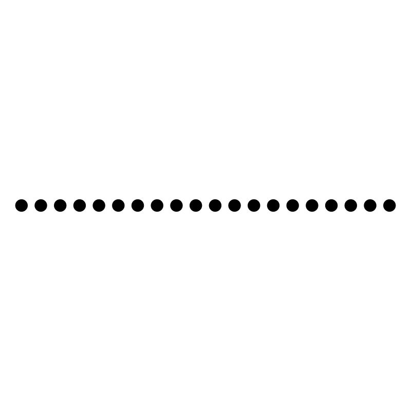 Dotted underscore to design yourself